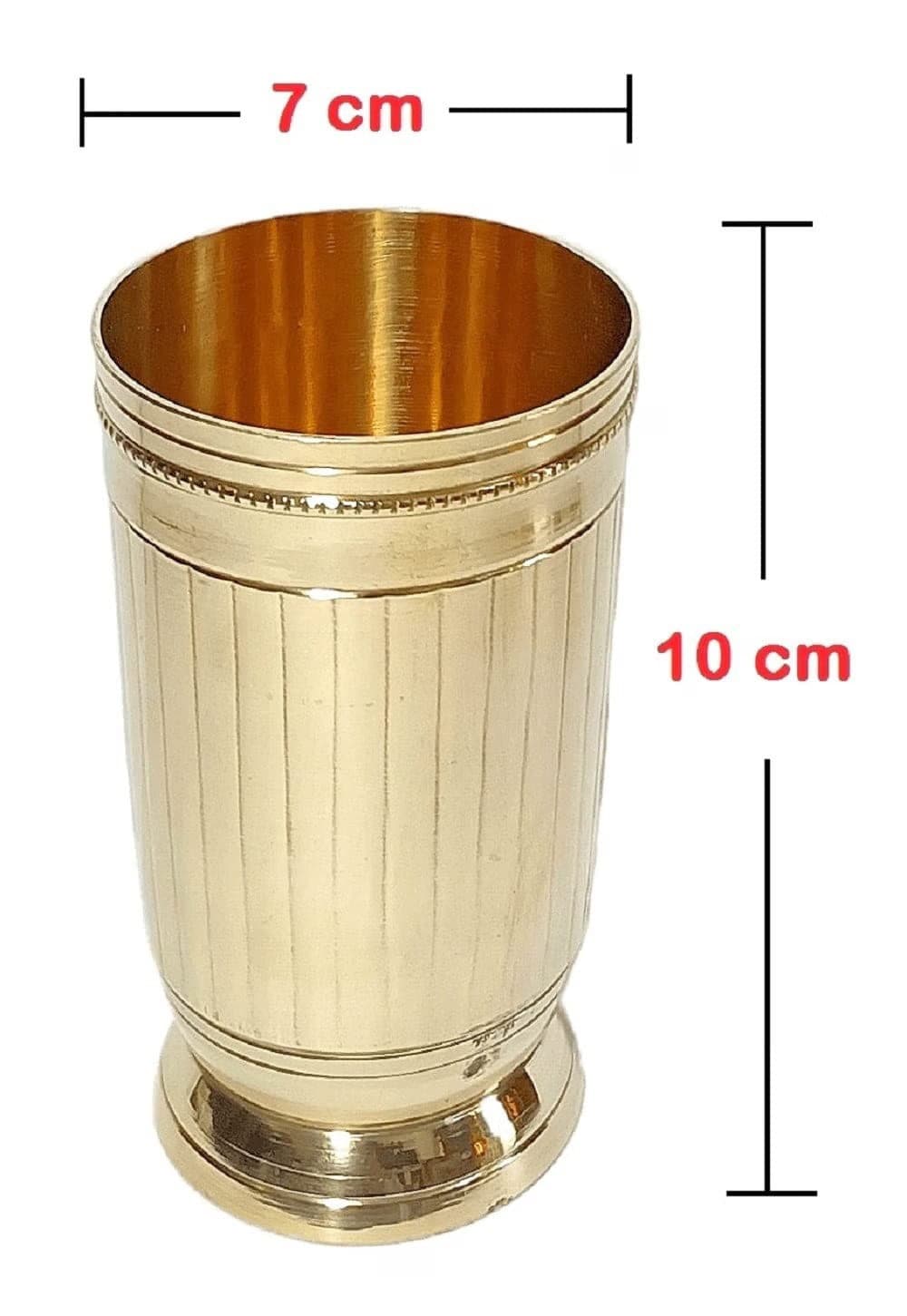 Brass Plain Glass