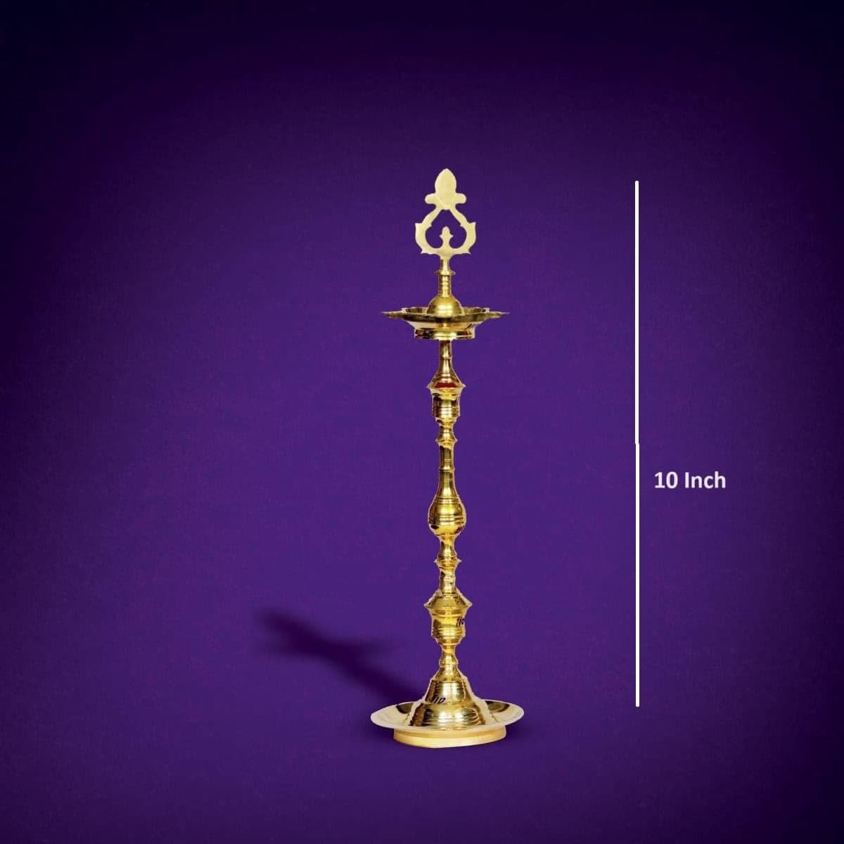 Brass Standing Lamp 10 inch