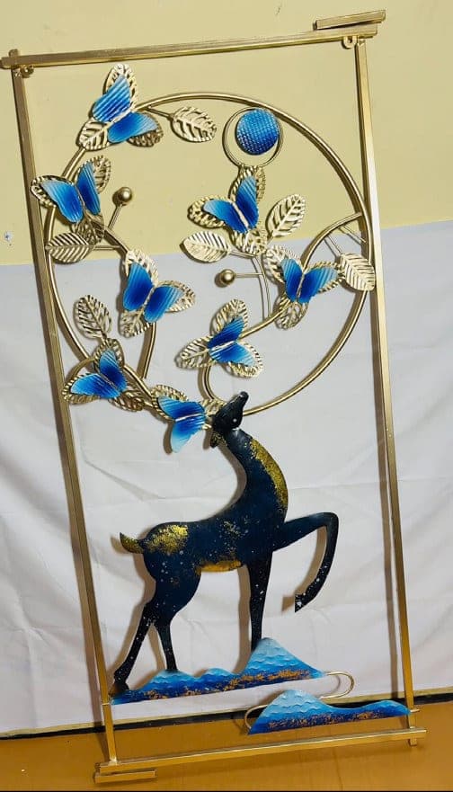 Butterfly and Deer Wall Art