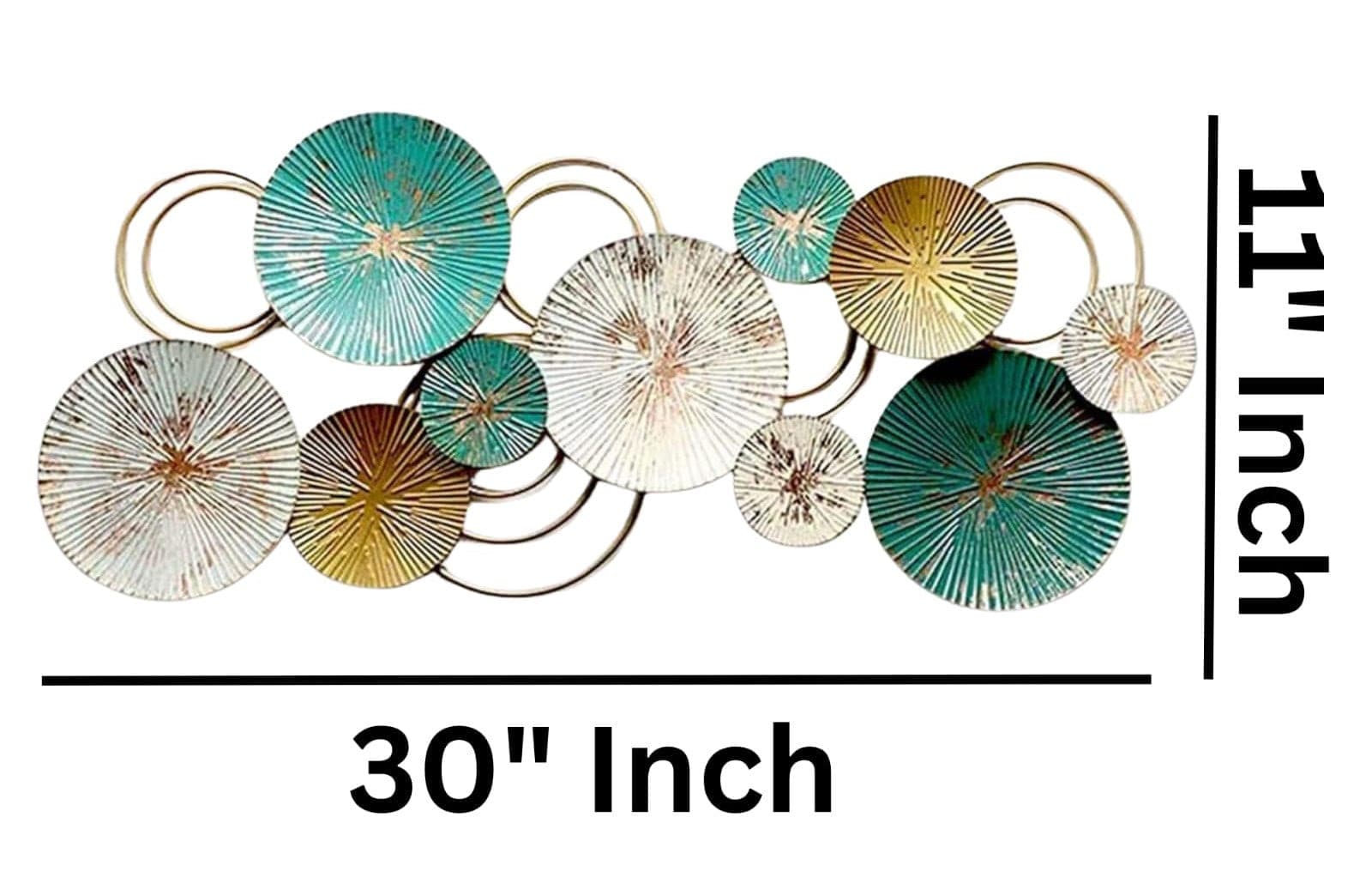 Circles Wall Art 30 inch